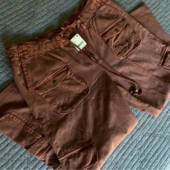Free people Auburn terracota cargo pants XL - Picture 6 of 16
